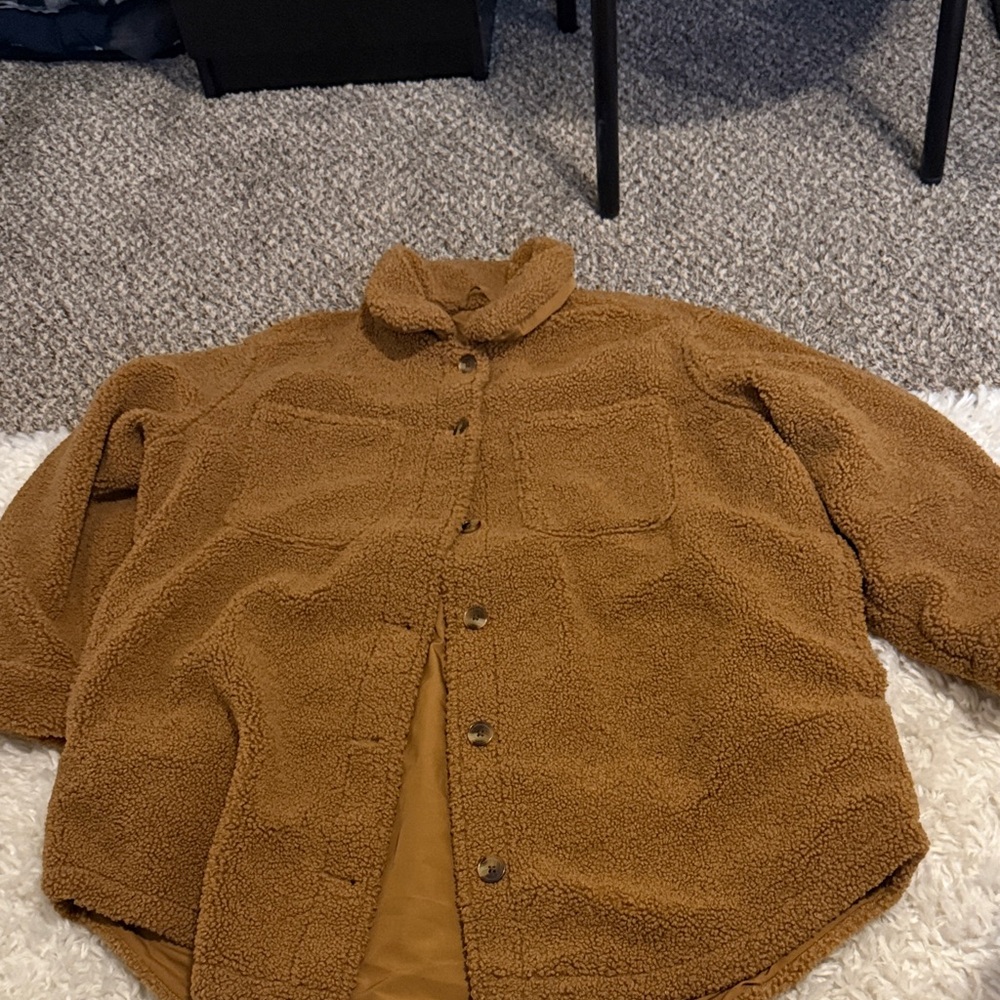 Old Navy Brown Teddy Jacket